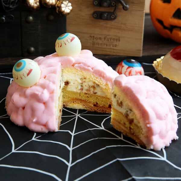 ハロウィン お菓子 2026 ばらまき おもしろい おすすめ 人気 大人向け 子供用 彼女 彼氏 赤ちゃん用おしゃれ ちょっとした ケーキ プレゼント プチギフト おもしろ ホラー スイーツ おすすめ 脳みそケーキ さつまいも グロ グロい グロテスク 4号 ギフト 洋菓子 2000円 3000円 ハロウィンパーティー かわいい 個包装 おいもや