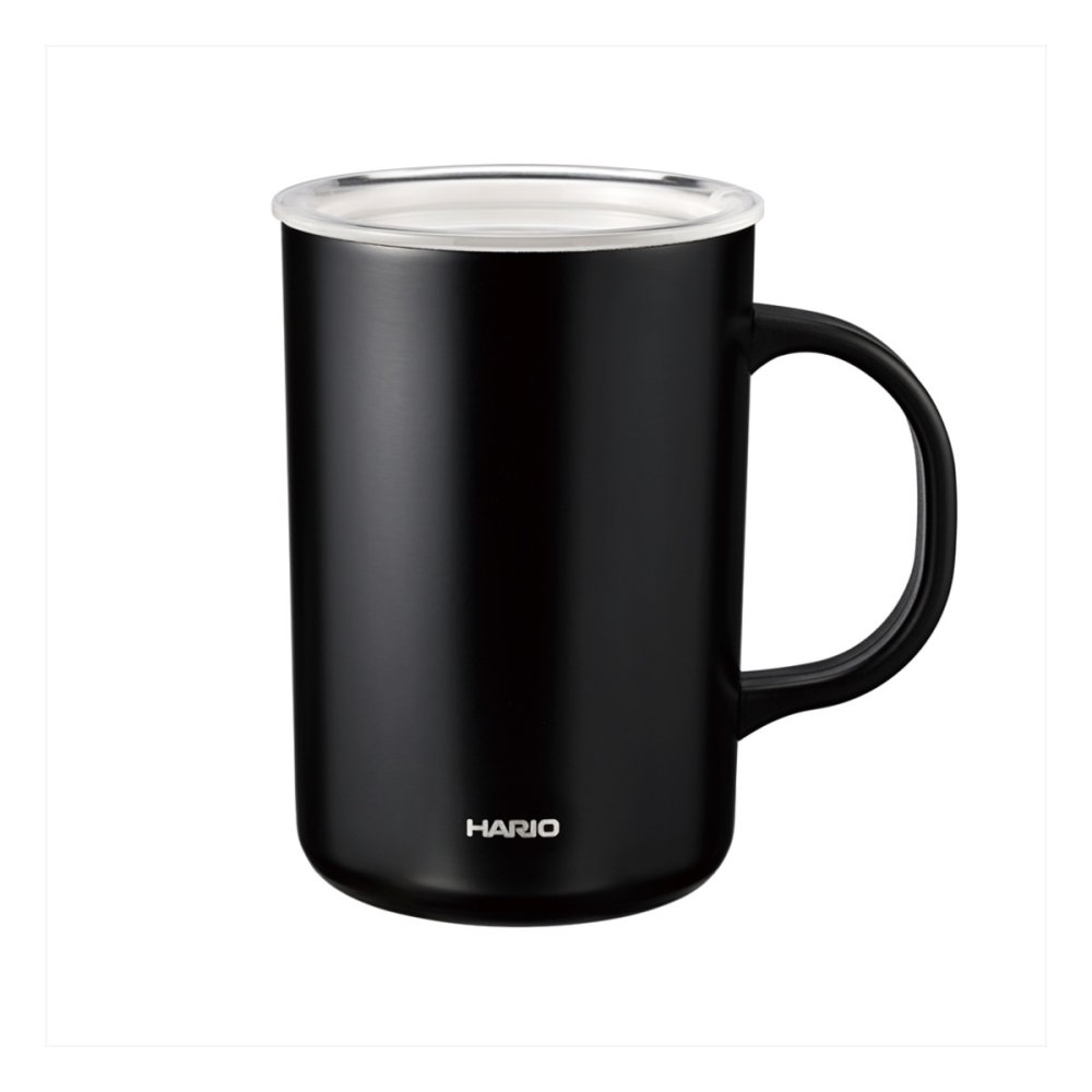 ハリオ セラミックコーティング 真空二重保温マグ 470mL ブラック マグカップ ステンレスマグ 保温保冷 カップ【北海道・沖縄県・離島 配送不可】