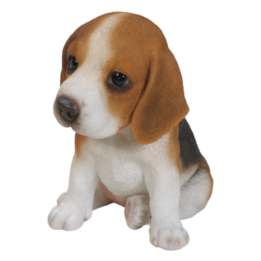 置物 woobia ウービア 犬 トライカラー お座りビーグル 子犬 奥行15.5cm 三色 垂れ耳 リアル 本物そっくり イギリス生まれ 職人手彩色 縁起物 戌年 玄関 インテリア 新築祝い 引っ越し祝い 開店祝い 出産祝い 誕生日 お祝い ギフト プレゼント 犬好き ビーグル好き