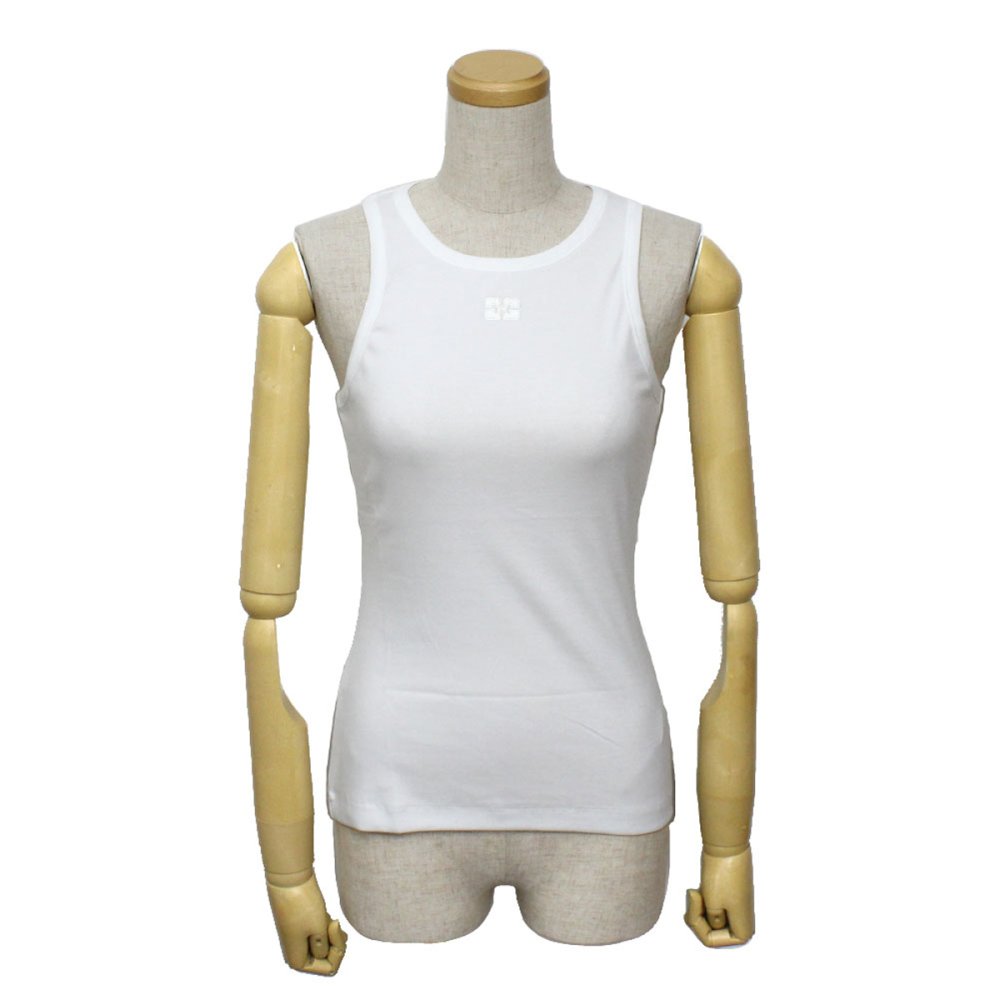 ガニー GANNI トップス タンクトップ T3897-151 ウィメンズ レディース Bright White ホワイト 海外正規品