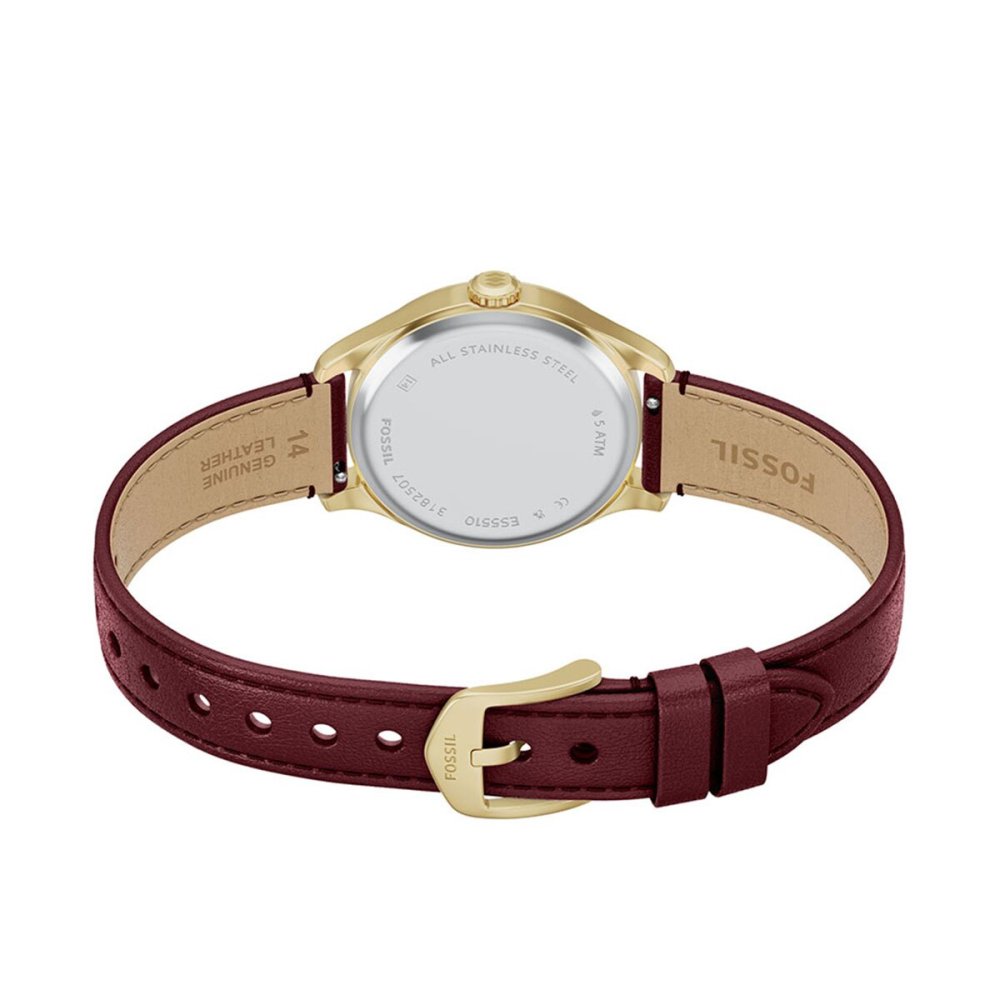 フォッシル FOSSIL 腕時計 レディース GILMORE アナログ レッド レザーウォッチ ES5510【2026 新作】