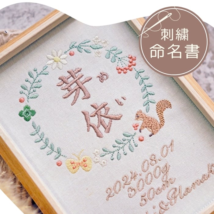命名書 刺繍 オーダー かわいい おしゃれ 命名札 北欧 りす 名前旗 名前札 命名 初節句 七五三 お食い初め お宮参り お七夜 ひな祭り 出産祝い 百日祝い 初誕生 赤ちゃん お祝い 誕生日 ナチュラル 北欧 りす バースボード 名入れ 男の子 女の子 おなまえ