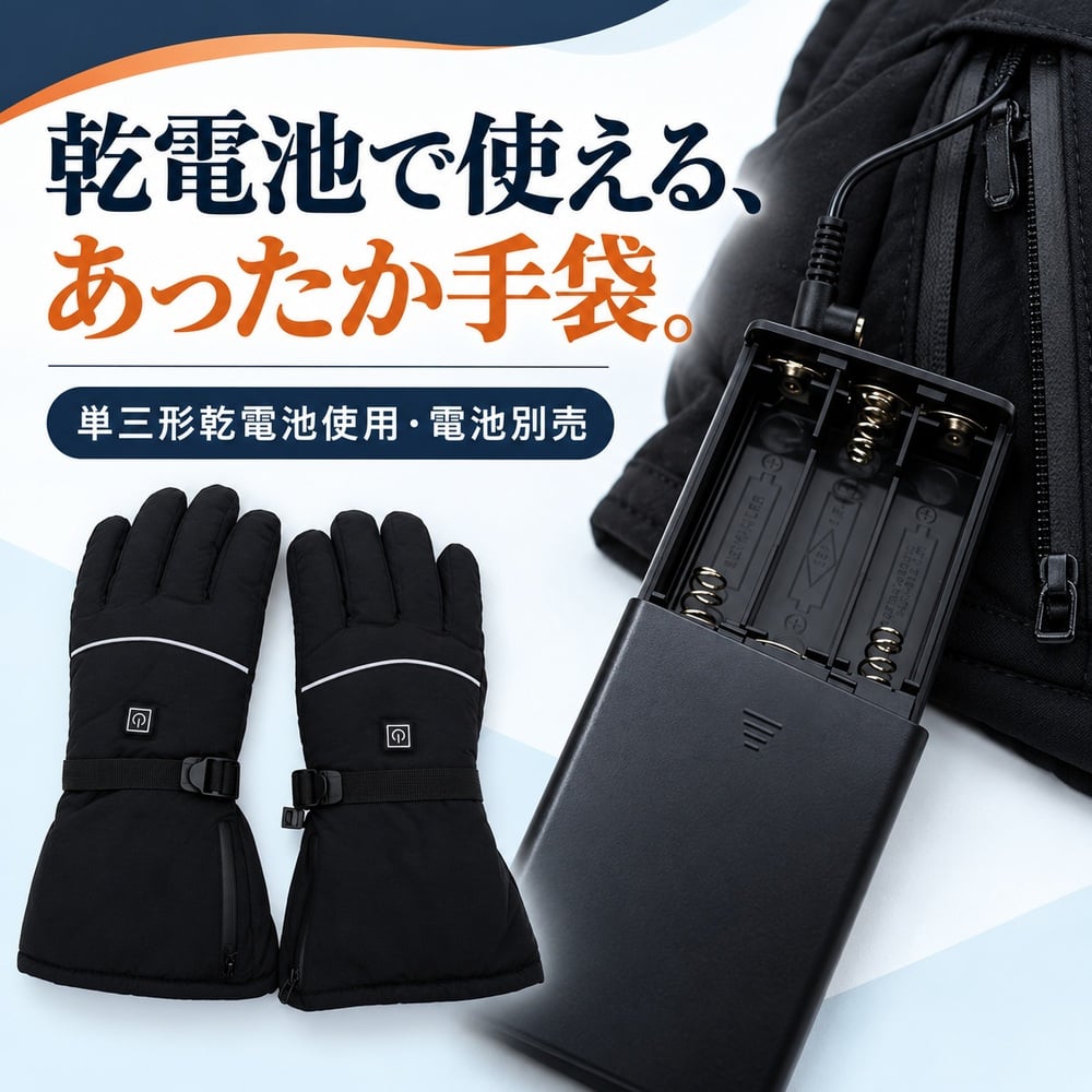 電熱グローブ 電熱手袋 ヒーターグローブ 手袋 電池式 防寒 レディース メンズ 撥水 防風 バイク 釣り 3段階温度調節 ウィンタースポーツ スキー スノボ 