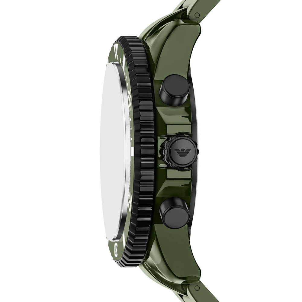 エンポリオアルマーニ EMPORIO ARMANI 腕時計 メンズ ソーラー クロノグラフ セラミック AR70023【2026 新作】