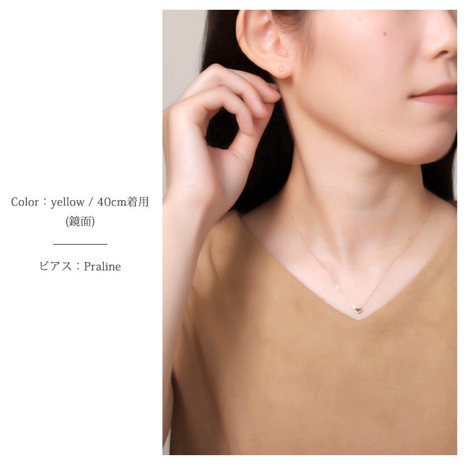 ゴールド ネックレス K18 18金 ネックレス ミニハート ゴールド ネックレス チェーン リバーシブル 選べる3色 イエロー ピンク ホワイト シンプル 華奢 上品ご褒美 彼女 妻 女性 レディース 誕生日 プレゼント ハロウィン 【品番：CG-MA-371】