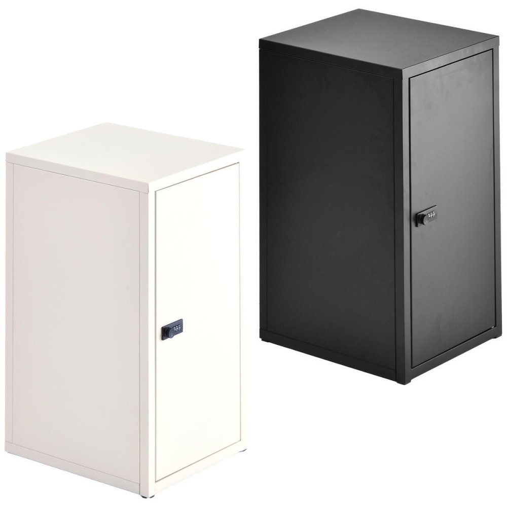 ロック付き収納 レクタンボックスM ONLS0394 ダイヤルロックキー付き 幅30cm 奥行36cm 高さ60cm リビング収納 韓国スタイル カジュアル 角型 スチール 鍵付き収納 鍵付きロッカー パーソナル収納 書類収納 小物整理 オフィ