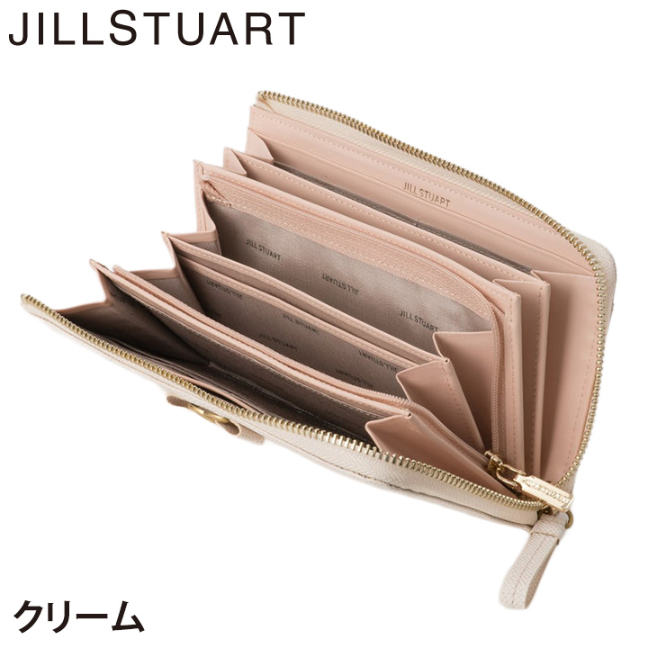ジル スチュアート 財布 長財布 レディース 牛革 Honey L字ファスナー リボン ギフト JILL STUART