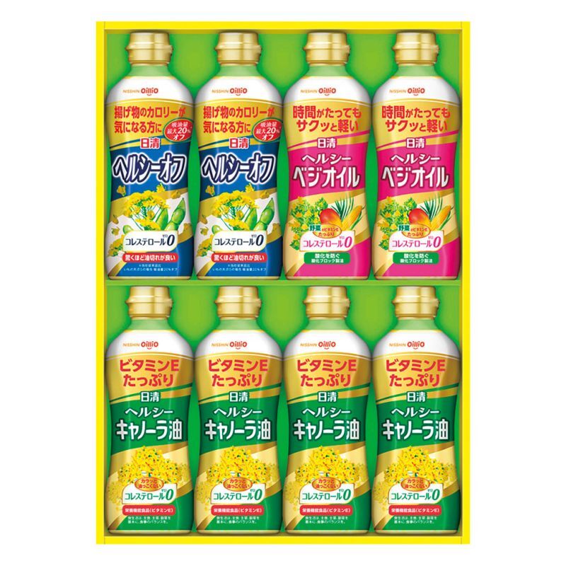 【ギフト対応無料】お歳暮・冬ギフト 日清オイリオ ヘルシーオイルギフト (OP-40N) ※送料無料(北海道・沖縄は除く)