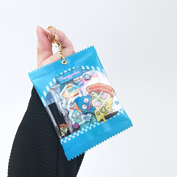 サンリオ ハンギョドン シール入りミニポーチ 文具 Sanrio