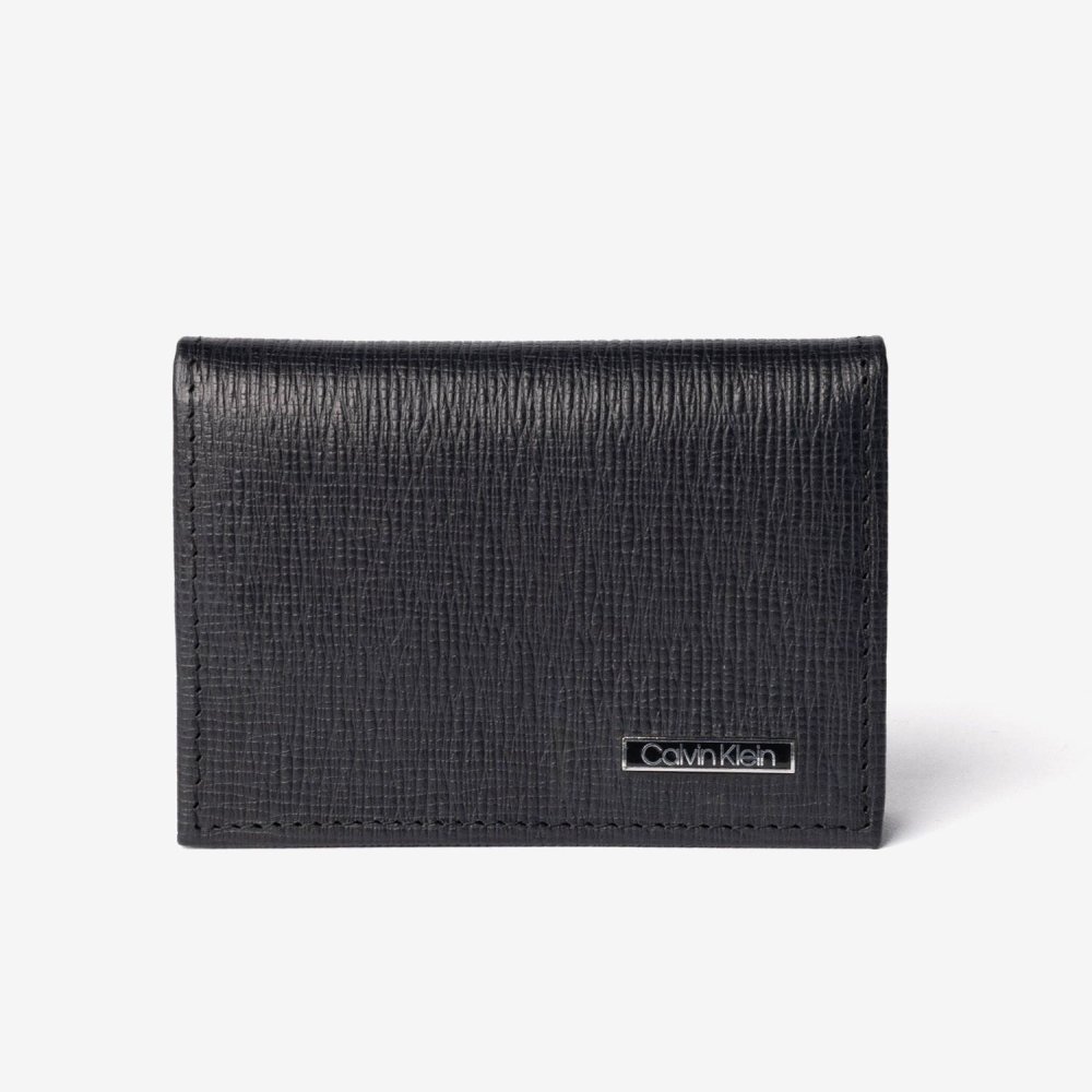 カルバンクライン Calvin Klein LEATHER CARD CASE レザーカードケース 31CK200003 二つ折り財布 メンズ 財布