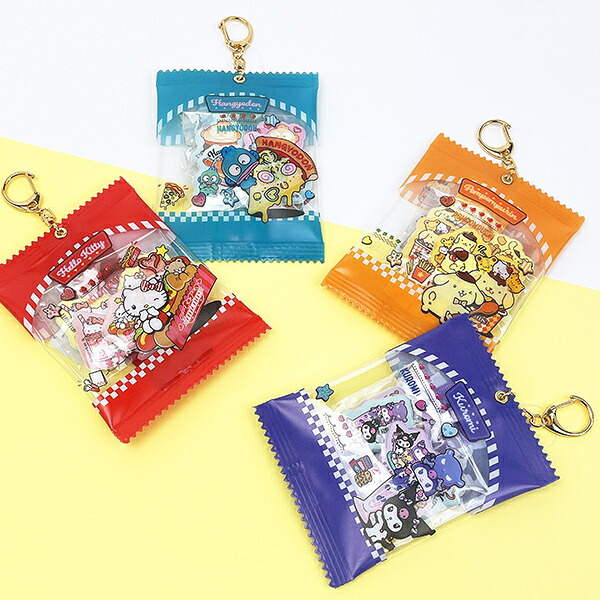サンリオ ハンギョドン シール入りミニポーチ 文具 Sanrio
