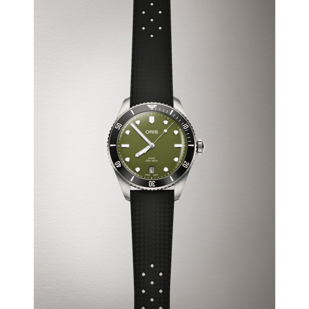オリス ORIS ダイバーズ デイト DIVERS DATE 腕時計 メンズ 自動巻き ダイバーズウォッチ 01 733 7795 4057-Set【2026 新作】