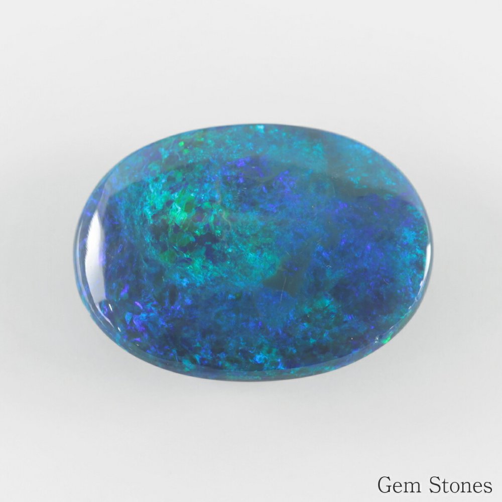  大粒 ブラックオパール 10.664ct ルース 裸石 宝石 高品質 オパール ブルー グリーン ブラック 希少 誕生石 10月 お守り ジュエリー ギフト