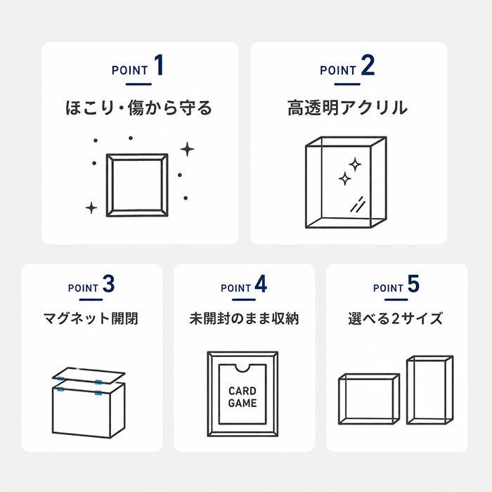 トレカ 収納 ケース 通販 トレカ収納用クリアケース トレカ収納ボックス トレカケース トレカ収納 BOX 透明 ボックスケース 保管用ケース コレクション 整理 保護 保管 キャラクター 推し活 オタ活 アイドル カードゲーム