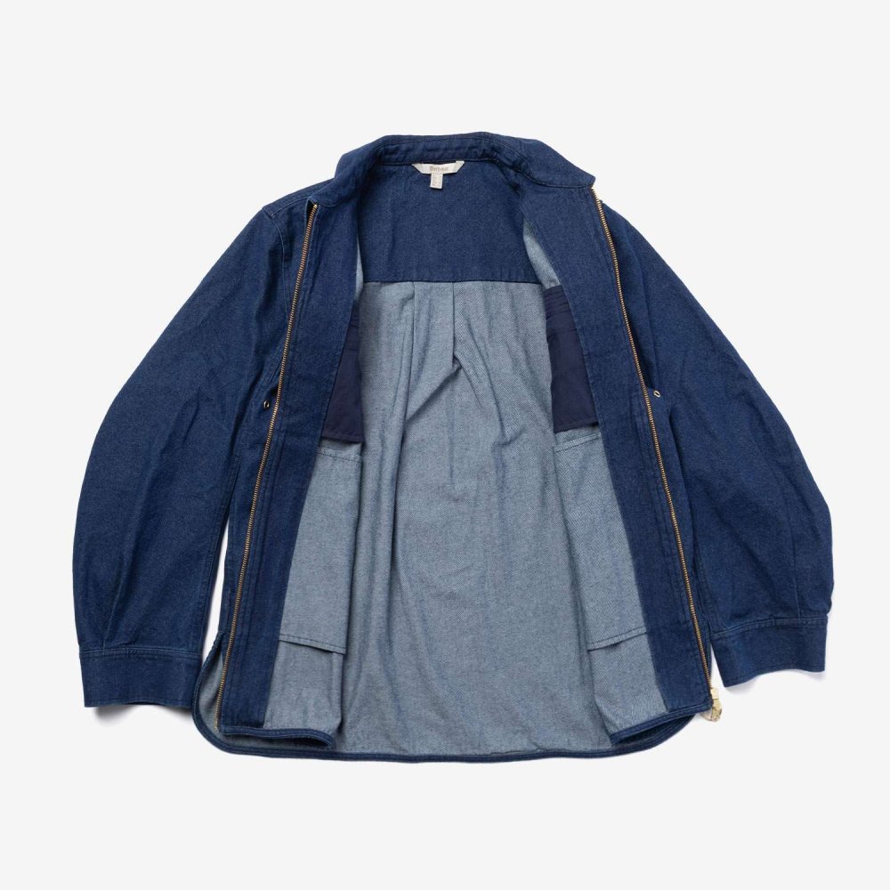 バブアー Barbour ARLA DENIM OVERSHIRT アーラ デニム オーバーシャツ LOS0078 ジャケット レディース アウター リンス ウォッシュ