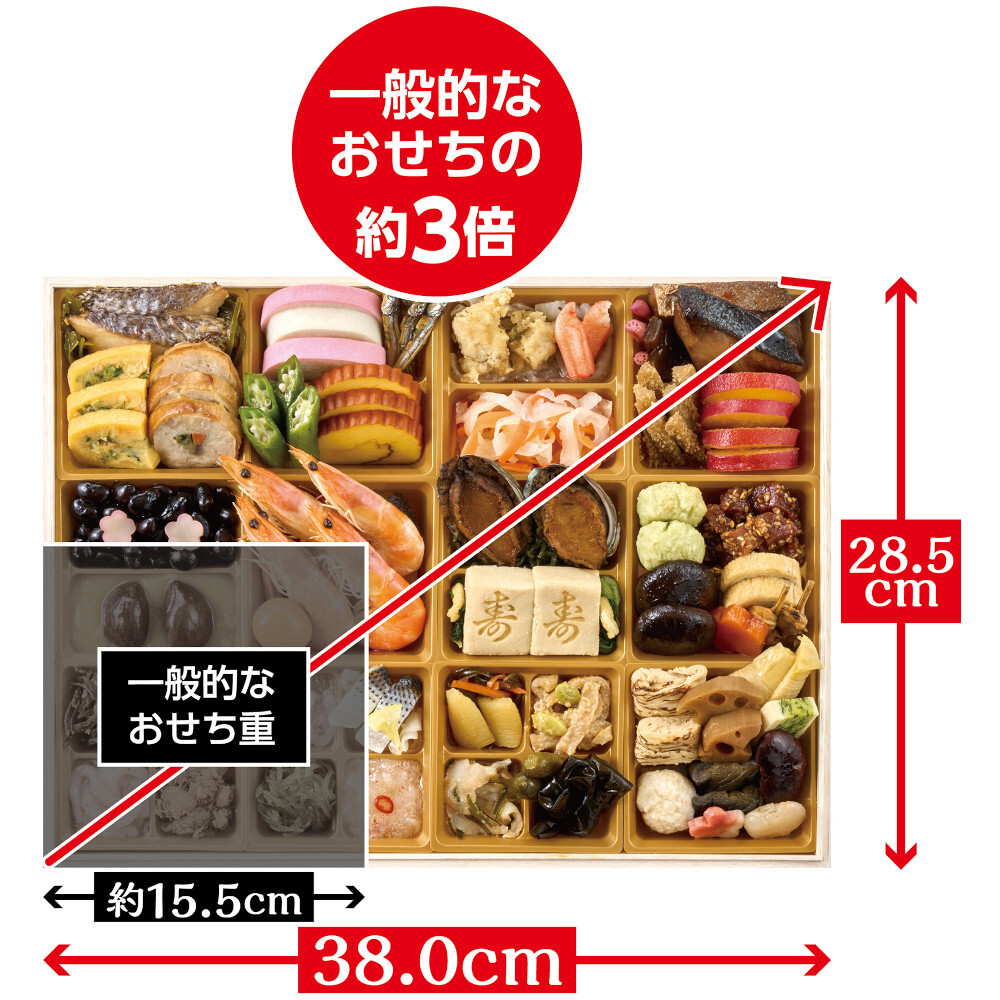 【75503】京都清水五条「ほった」監修 100品目おせち B41-1C おせち 2027 お節 お正月 オードブル 新年