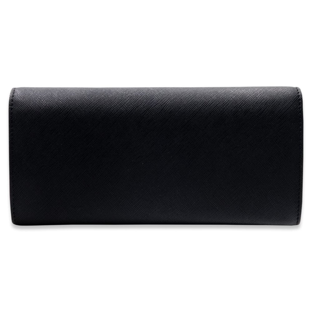ヴィヴィアンウエストウッド 財布 長財布 メンズ レディース Vivienne Westwood 51120005 L001N LA N402 ブラック 黒 サフィアーノ 本革 小銭入れあり かぶせ フラップ オーブ ロゴ ギフト プレゼント