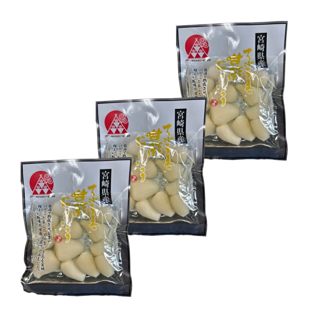 宮崎産らっきょう 甘酢 80g×3袋
