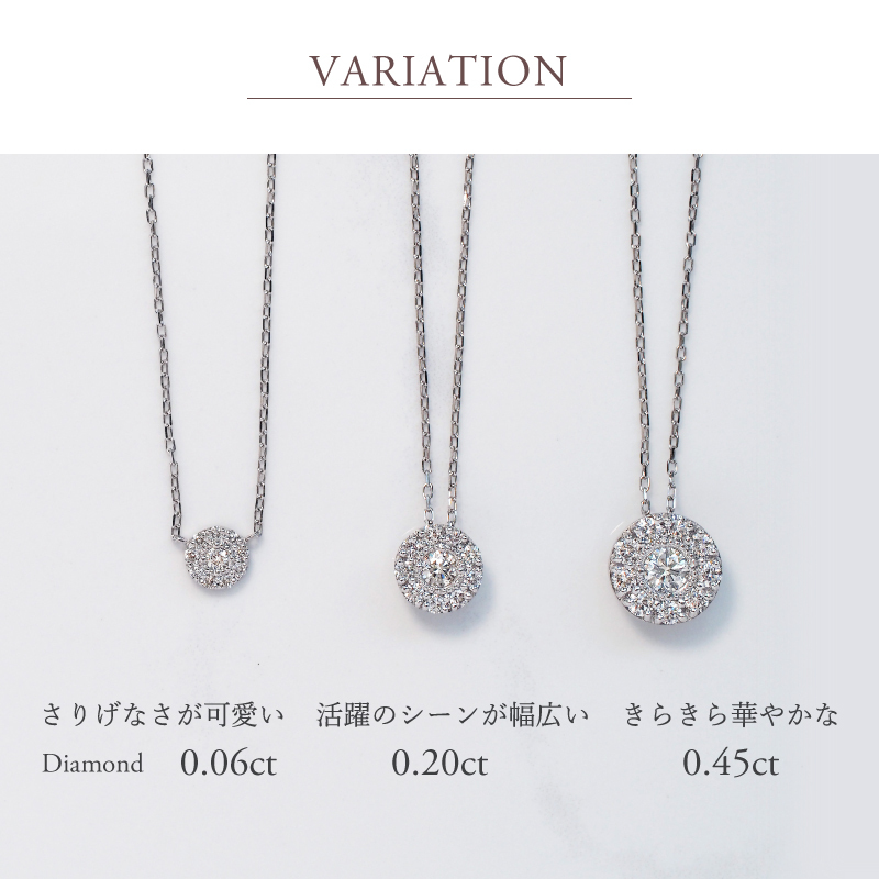 ダイヤモンド ネックレス 取り巻き 0.06ct K18 18K 18金 プラチナ ダイヤ 女性 レディース 誕生日 記念日 結婚記念日 錫婚式 10年 プレゼント ギフト 誕生日プレゼント 自分へのご褒美 フォーマル 20代 30代 40代 50代 60代 妻 彼女 ゴールド ホワイトゴールド ピンクゴールド イエローゴールド ダイヤ アクセサリー アレルギー対応 金属アレルギー 10yd