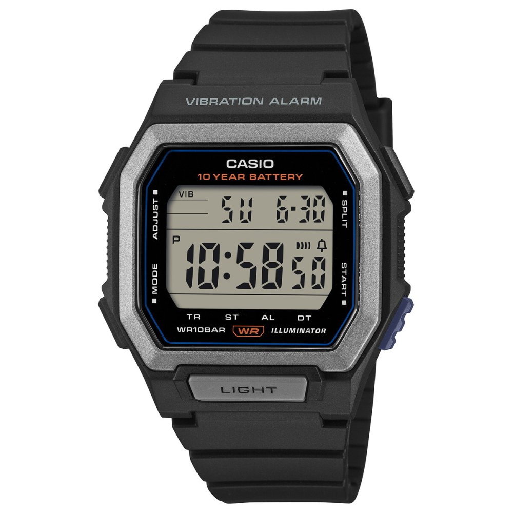 カシオ コレクション CASIO Collection デジタル 腕時計 W-738H-1AJF ブラック【2026 新作】