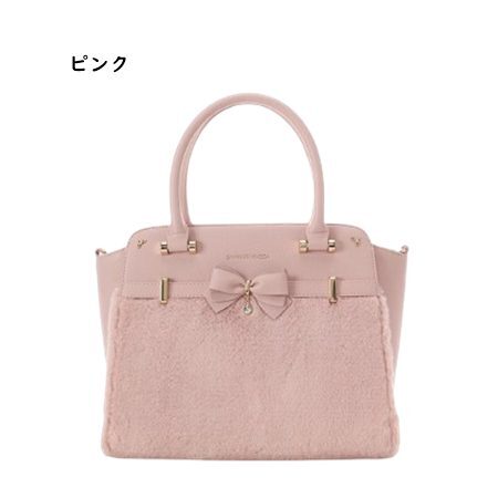 【無料ラッピング】 サマンサベガ Samantha Vega ハンドバッグ アクセントリボン ファー 可愛い レディース ブランド 正規品 新品 ギフト プレゼント 人気 おすすめ 誕生日 記念日 クリスマス 送料無料 svg522496