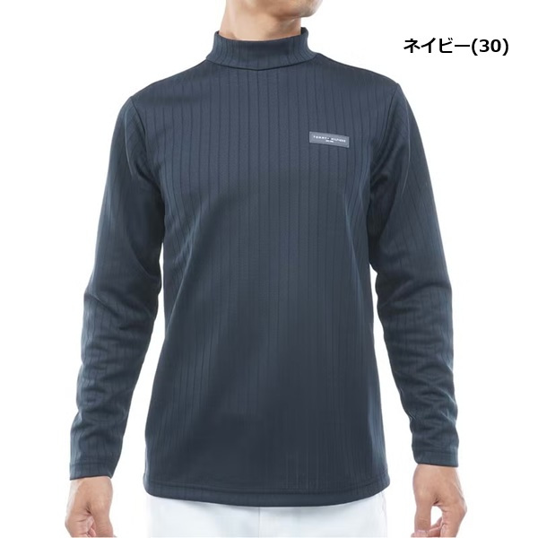 トミーヒルフィガー ゴルフ メンズ 針抜きジャガード フラッグモックシャツ TOMMY HILFIGER THMA661 2026年秋冬モデル お誕生日祝い お祝い 記念品 お父さん 父の日 彼氏 男性 30代 40代 50代 60代  還暦祝い 敬老の日 人気プレゼント プレゼント