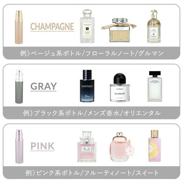 ジャックマルクス JACMARCS リフィラブルパフューム アトマイザー モノグラミングカジュアルスティック #グレー アトマイザー 5ml