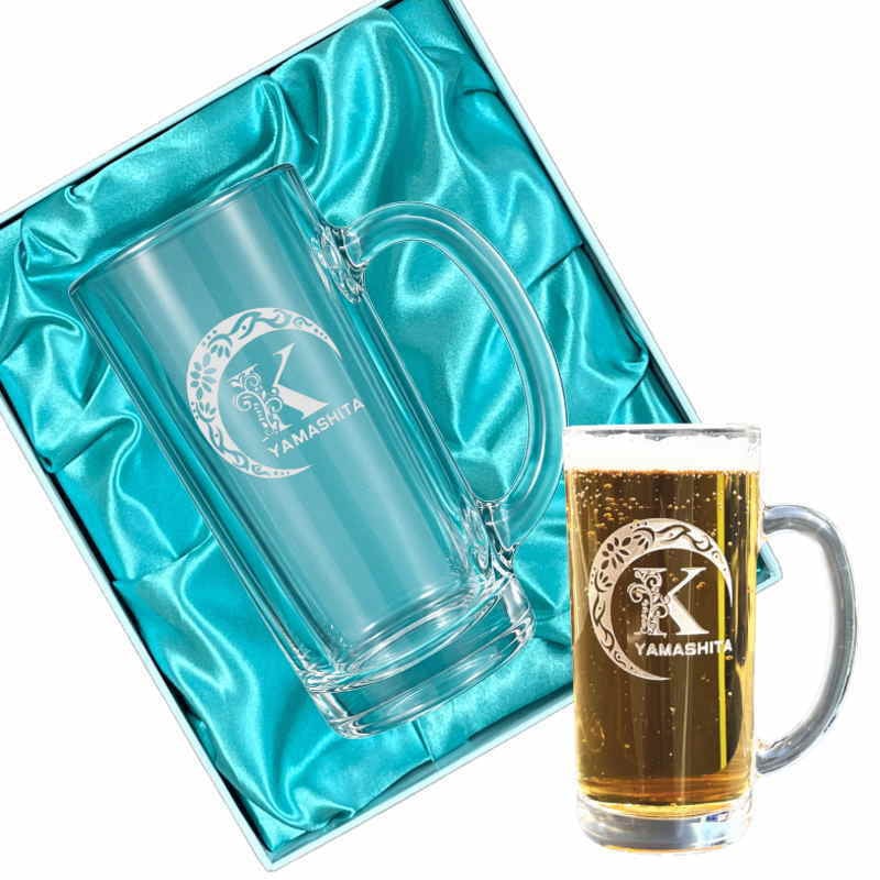 名入れ ビールジョッキ プレゼント 名前入り 食洗器 対応 彫刻 刻印 印字 グラス コップ ビアグラス おしゃれ ビールグラス 父の日 母の日 還暦祝い 退職 誕生日 結婚祝い 昇進 無料 ラッピング ジョッキ 記念品 送別会 敬老の日 実用的 ネーム入れ 男性 女性 バースデー ギフト 日本製 ビアジョッキ 360 ml 化粧箱 入り アル AL18D