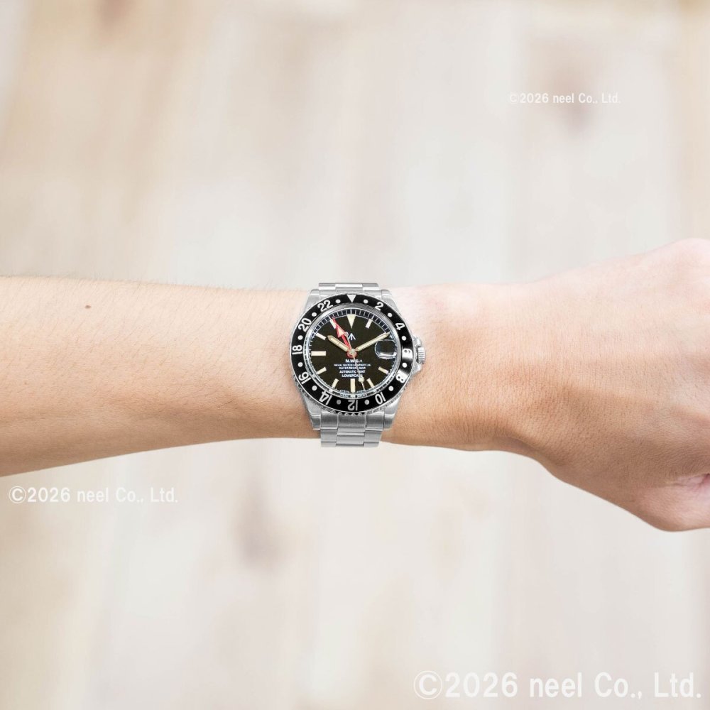 ナバルウォッチ NAVAL WATCH Produced By LOWERCASE ローワーケース FRXD001 腕時計 メンズ 自動巻き GMT