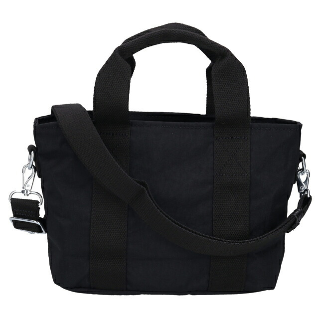 キプリング トートバッグ レディース ブランド Kipling ミンタ ロゴ ワンポイント 無地 2WAY KI7541-P39 Black Noir 黒