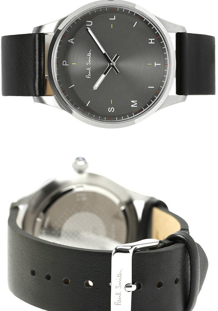 ポールスミス Paul Smith 腕時計 メンズ 革ベルト 41mm レザー クラシック ブランド 人気 ウォッチ ギフト プレゼント テンポ TEMPO グリーン グレー シルバー ブラック