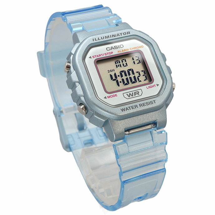 CASIO 腕時計 カシオ 時計 ウォッチ チープカシオ チプカシ デジタル ブルー スケルトン シンプル レディース キッズ LA-20WHS-2A [並行輸入品]