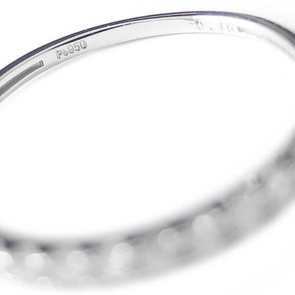 ダイヤモンド リング ハーフエタニティ 0.15ct Pt950 プラチナ 指輪 レディース 細身 華奢 重ね付け シンプル 天然石 ジュエリー アクセサリー ギフト 記念日 誕生日 プレゼント