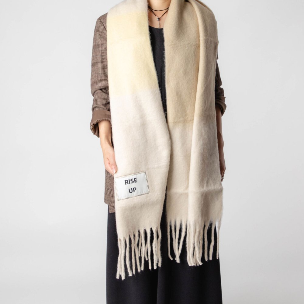【正規品】 バーブ トゥ ドゥ VERB TO DO SCARF マフラー S-SCARF スカーフ レディース ストライプ 大判 フリンジ ファッション小物