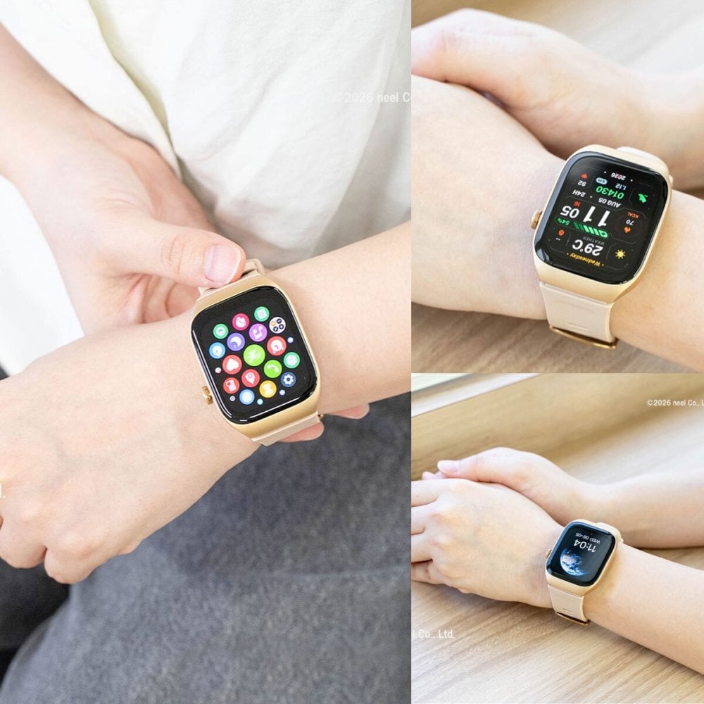 ミブロ Mibro スマートウォッチ Mibro Watch T2 GD SP380008-C61 ライトゴールド 腕時計 メンズ レディース