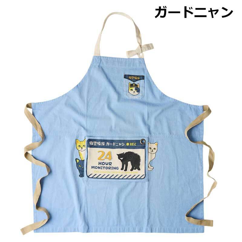 【にゃんたま入荷】 エプロン パッカブルエプロン アウトドア ソーダ 猫 かわいい レトロ ネコ ユニセックス キッチン メンズ レディス キャンプ フリーサイズ おしゃれ かっこいい 調整可能 キャンプ レトロ喫茶 BBQ 作業 ママ 料理 調理 猫グッズ