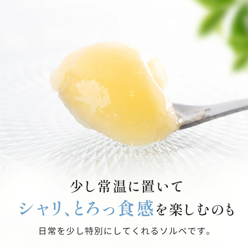 国産果汁使用 凍らせて食べる 6種のフルーツ ソルベセット もも りんご みかん じゃばら ゆず スチューベン ぶどう ゼリー シャーベット デザート ギフト プレゼント 内祝い お返し 贈り物 人気 おしゃれ 定番ギフト
