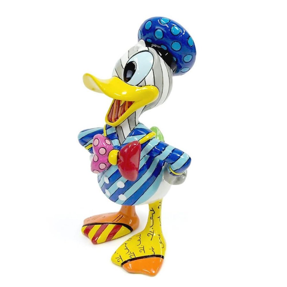 ドナルドダック ポップ Romero Britto 17.8cm | ロメロ・ブリット デザイン アート 正規輸入品