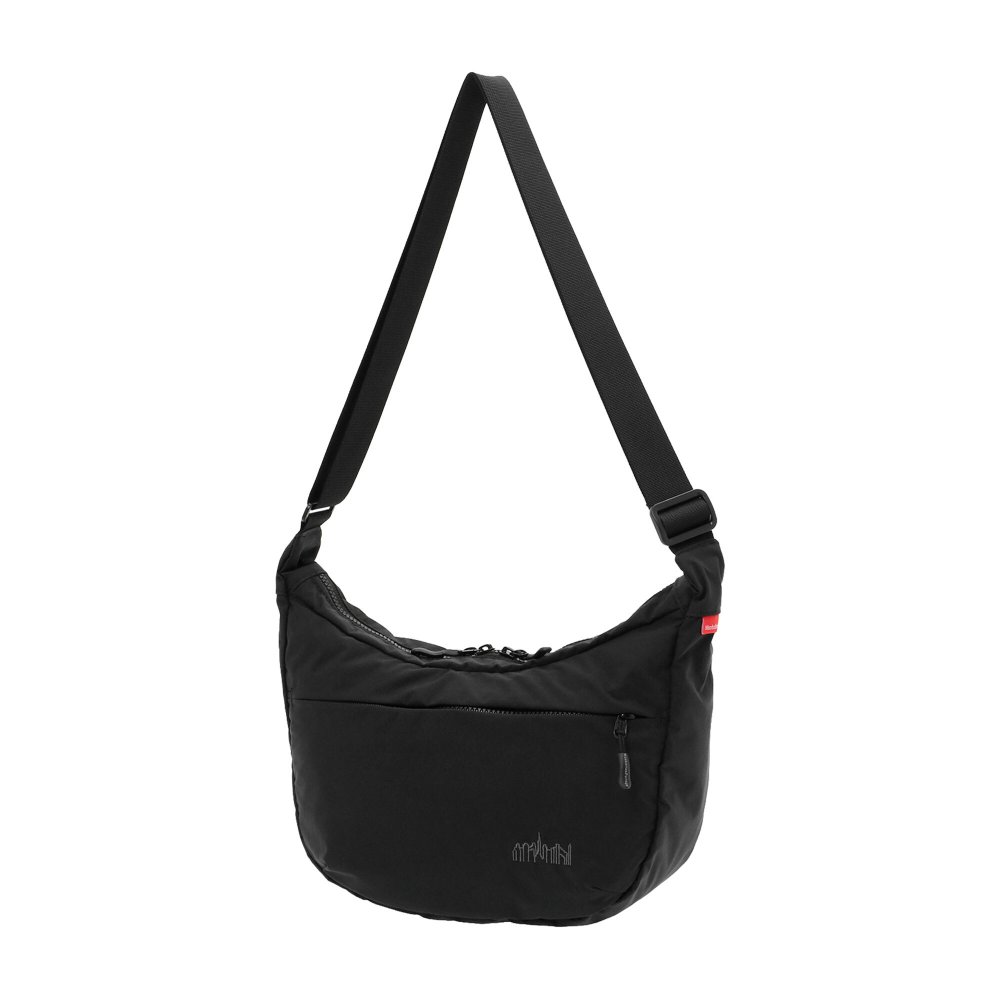 マンハッタンポーテージ 舟形 ショルダーバッグ Manhattan Portage メンズ レディース 軽量 撥水 B5 ナイロンタッサー 小さめ 黒 ブラック ナイロンバッグ ショルダー 斜めがけ 斜めがけバッグ おしゃれ かわいい シンプル 大人 通勤 旅行 フェス ライブ ブランド MP2409TS