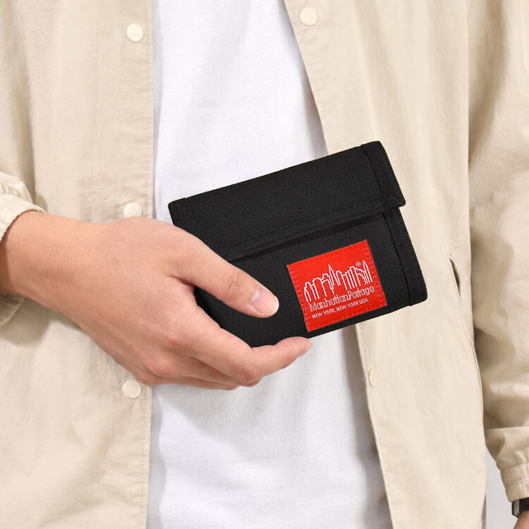 マンハッタンポーテージ 財布 Manhattan Portage メンズ レディース 二つ折り財布 撥水 カードポケット 札入れ レシート 小銭入れ 小さめ コンパクト 2つ折り財布 ウォレット おしゃれ シンプル 男子 高校生 中学生 誕生日 プレゼント ブランド Park Avenue Wallet MP1013