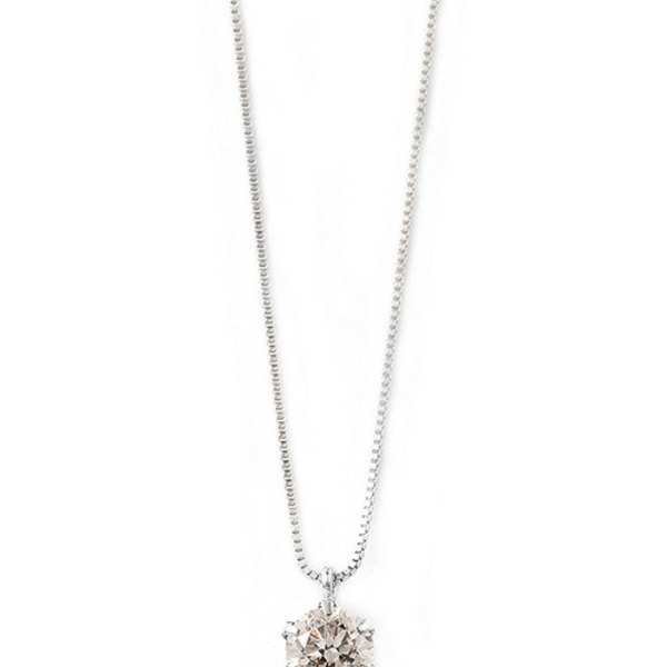 ダイヤモンド ネックレス 0.3ct プラチナ Pt900 一粒 6本爪 シンプル ペンダント 鑑定カード付き レディース ジュエリー アクセサリー 贈り物 ギフト 誕生日 記念日