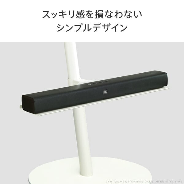 WALL SEVENSTAND セブンスタンド A2ロータイプ対応 サウンドバー棚板 Sサイズ 幅60cm テレビ台 テレビスタンド 部品 パーツ スチール製 WALLオプション スピーカー用 オーディオ用 シアターバー用 ウォール 追加オプション 家具
