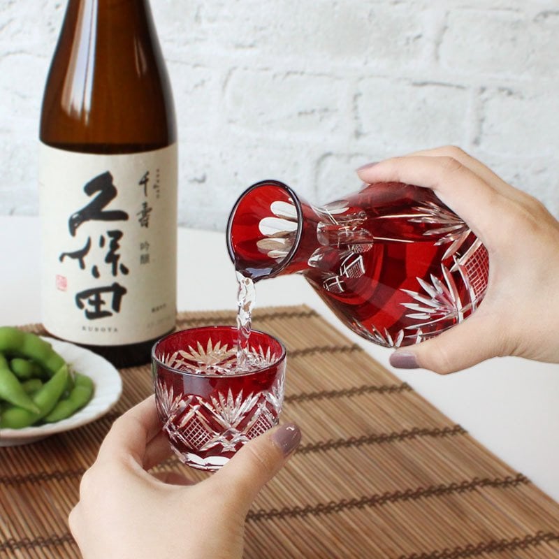 切子 キリコ 徳利 お猪口 ガラス 切り子 とっくり おちょこ グラス おしゃれ 日本酒 冷酒 酒 祝い 長寿 還暦 結婚 誕生日 結婚 記念 プレゼント ギフト