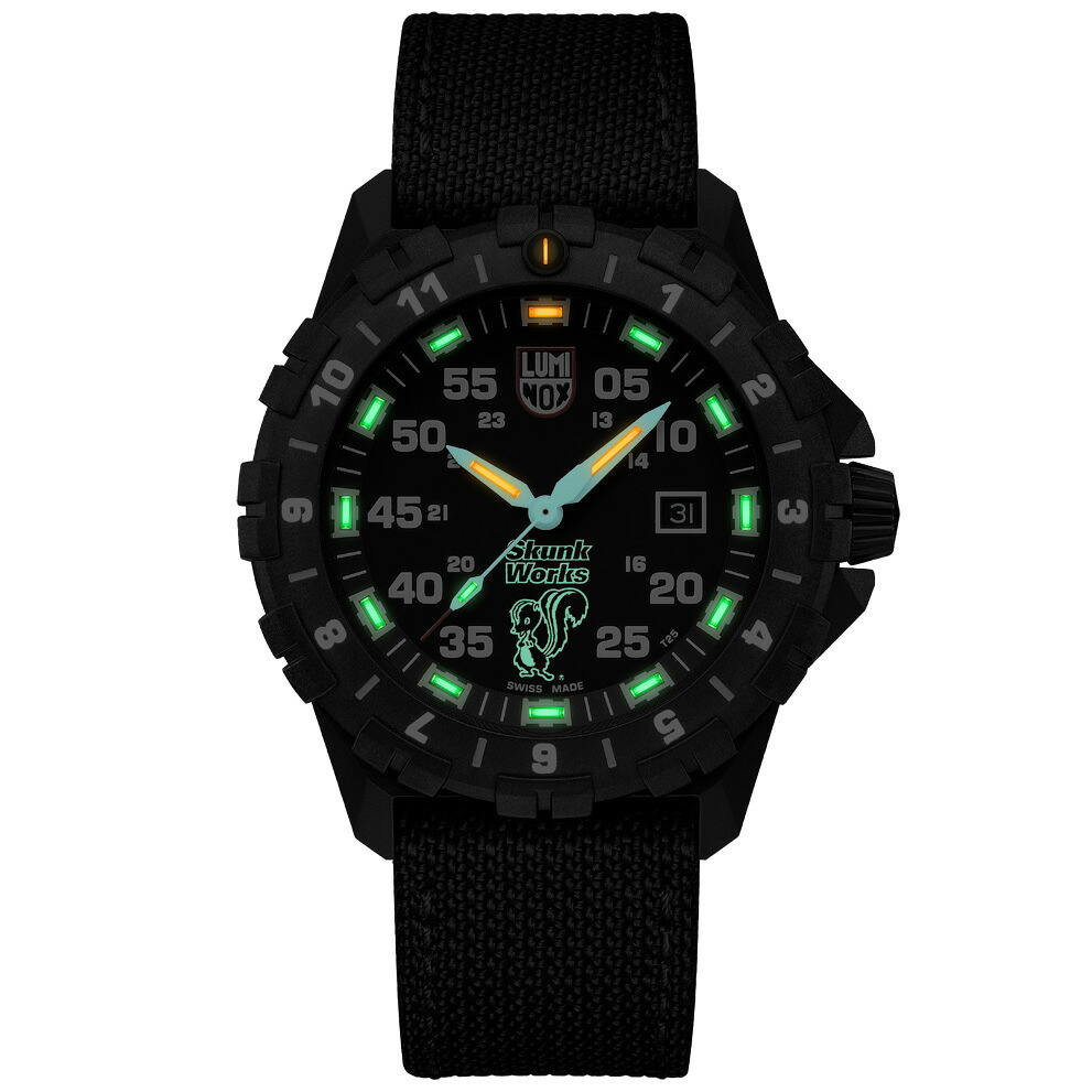 ルミノックス LUMINOX AIR SERIES F-117 NIGHTHAWK x SKUNK WORKS 6440 SERIES 腕時計 メンズ パイロットウォッチ 限定モデル 6442.HERITAGE