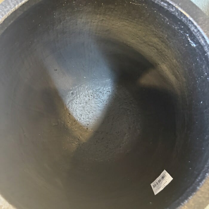 鉢カバー おしゃれ 大型 軽量 18号 13号 11号 丸型 KONTON コントン バルゴ モノ L M Sサイズ 高級 北欧 モダン ナチュラル 室内 屋内 観葉植物用 多肉植物 サボテン シンボルツリー 特大 底穴なし 玄関 リビング プランター 深型 グレー ブラック