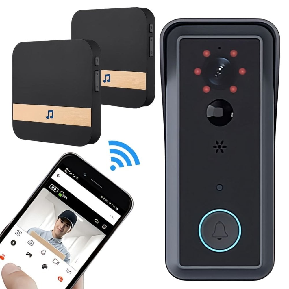 ドアカメラ   MV01  WIFI式インターホン   ドアフォン   防犯   動体検知   ミリオンHD   155度 広角レンズ   赤外線照射機能   防水IP54   双方向オーディオの機能   住宅設備ドアホン   インターホン   設置も簡単   ※注意点 2.4GHzのWiFiのみに対応。