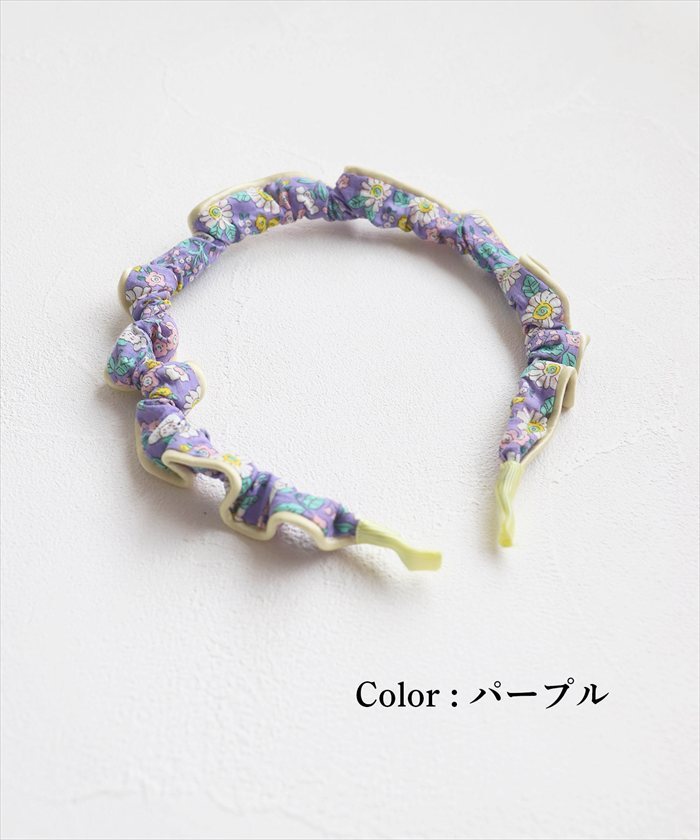カチューシャ キッズ 通販 Rora ルル ヘアアクセサリー 髪飾り 髪留め 子供 女の子 かわいい おしゃれ 可愛い オシャレ 小花柄 くしゅくしゅ カジュアル フォーマル 発表会 結婚式 お呼ばれ 七五三 上品 きれいめ キッズファッション