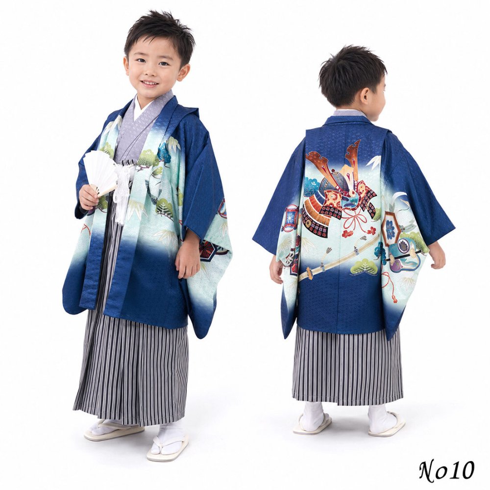 七五三 着物 男の子 5歳 袴 PO-112 購入 販売 鷹兜松 鷹 兜 男児 753 羽織袴 羽織 袴セット 男の子袴 セット 和装 レトロ 龍 子供 五歳 5才 お正月 ボーイズ