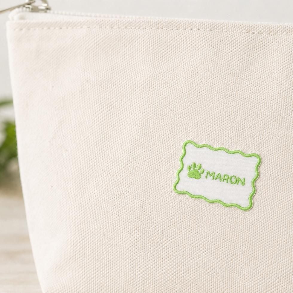 ペット 名入れ ワッペン 5色セット｜犬 猫 お名前刺繍 アイロン接着【送料無料】