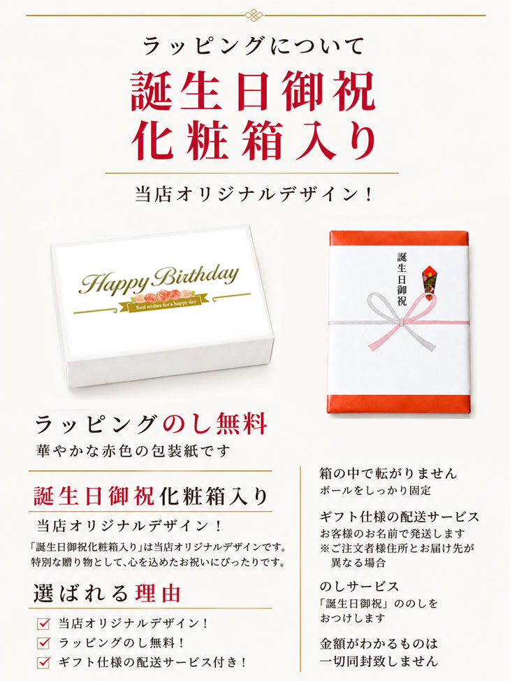 最短即日出荷！選べるボール  名入れゴルフボール 誕生日祝デザイン５球＋マーカー台座セット 化粧箱入り ギフトラッピング無料